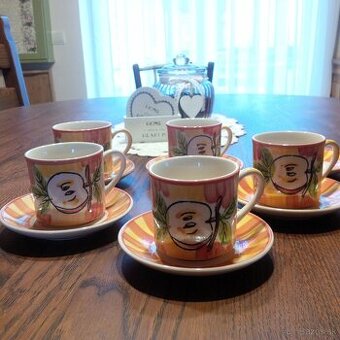 vidiecka čajová (kávová) súprava