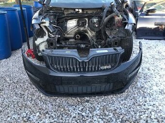 Predný nárazník škoda octavia 3 RS  čierna met.