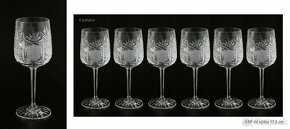 kryštálové poháre na víno 2x a sekt 1x + kryštálová misa 1x