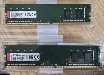 2ks Kingston 4GB DDR4-2666MHz CL19 1Rx16