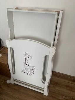 Detská postielka 120x60 s matracom a uložnym priestorom
