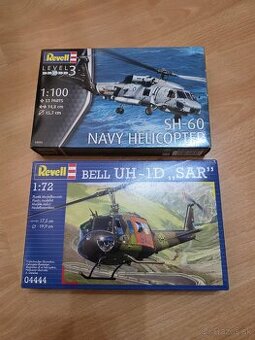 Plastikové modely vrtuľníkov Revell - nové, neotvorené