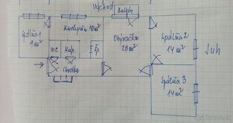 4 izbový byt na Sliači - pôvodný stav