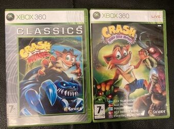 Predam hry Crash Bandicoot na xbox 360