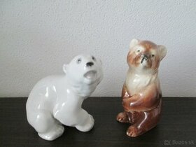 Porcelánové retro zvieratká