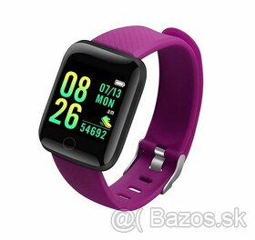(IHNEĎ) Fitness Smart hodinky D20, fialové