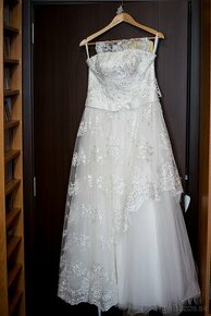 Svadobné šaty Nefretete veľkosť 36 - 40 - 1