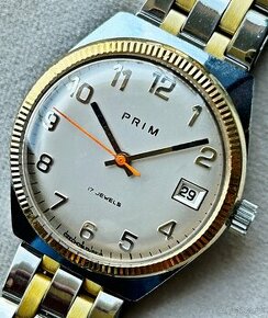 Československé Retro Vintage hodinky PRIM Elegant 70. roky
