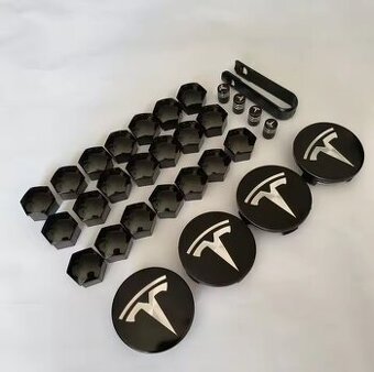 Stredové krytky kolies Tesla