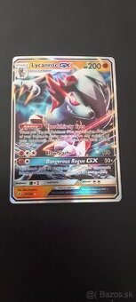 Pokémon karta Lycanroc GX