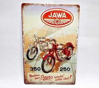 plechové tabule Jawa