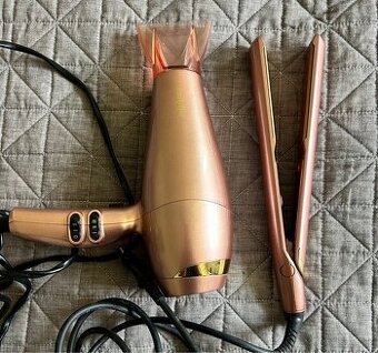 Žehlička na vlasy a fén BaByliss