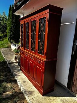 Vintage presklená vitrína/jedáleň