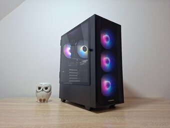 Herný pc 8jadro Ryzen 7 5700X 3,40ghz/NVME/RX6600 8GB