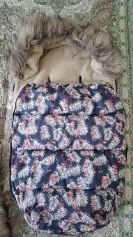 Fusak do kočíka a rukávnik s kožušinkou BABYMATEX