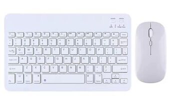 Bluetooth set klavesnica + mys BIELA