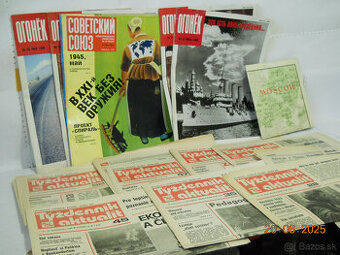 Predám sovietske časopisy z perestrojky