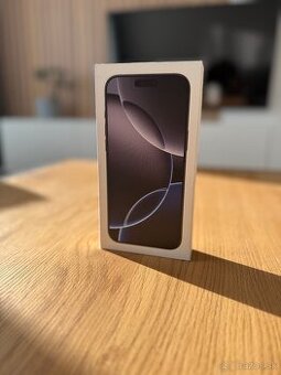 iPhone 16 Pro Max 256 gb Black Titanium - nerozbalený,záruka - 1