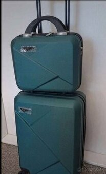 Kufrik do lietadla+ kozmeticky kufrik