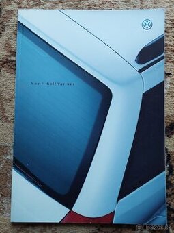 🏁 Volkswagen Golf IV Variant – originálna brožúra📘