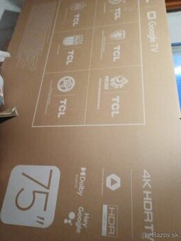 Predam novy zabaleny LCD TV TCL.. 190 cm.uhlopriecka.(model