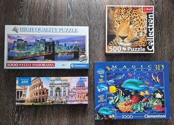 4x puzzle - 400, 500, 2x1000 ks