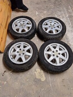 Al.disky 5x100 R14 + letné pneu. 185/60R14- škoda, seat, au.