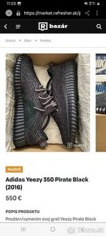 Adidas Yeezy 350 Pirate Black (2016)