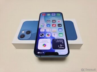 Predám Apple iphone 13 128gb modrý TOP STAV,BATERKA 100%