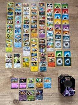 Balík 100 ks originál pokémon kariet - 3x ex karta