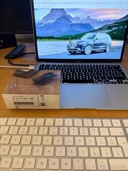 OPÄŤ NASKLADNENÉ Originálny BMW kožený obal na kľúč