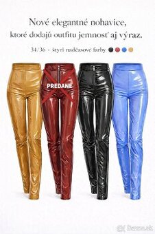 ✨ Žiarivá móda Nohavice s leskom ✨