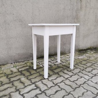 Retro drevený vidiecky stôl stolík Vintage Provence