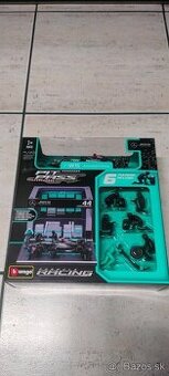 PIT STOP SET MERCEDES F1 W14 N.44 LEWIS HAMILTON