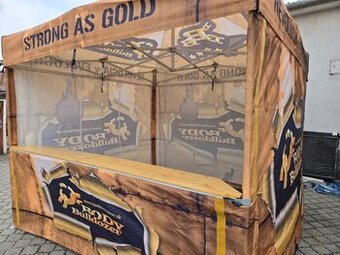 Predajný stánok rozťahovací MASTERTENT 3m x 3m s pultom