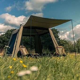 Bivak Trakker gazebo xl + podlaha + predné tyče