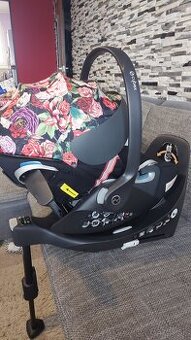 Autosedacka Cybex Cloud Z I-size Spring Blossom Dark s bazou