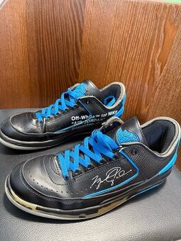 Air Jordan X Off White Retro 2 Low Black/Blue - Size 10/44