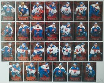 Hokejové kartičky HOKEJOVÉ SLOVENSKO 2024 - LUMINIONS - RED