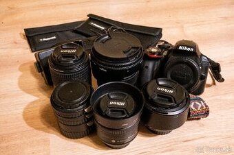 Nikon D3300 fotoaparát s príslušenstvom