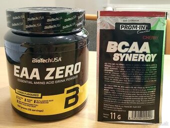 Aminokyseliny BioTech USA EAA ZERO + PROM-IN BCAA Synergy