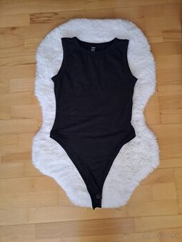 čierne damske bavlnene body