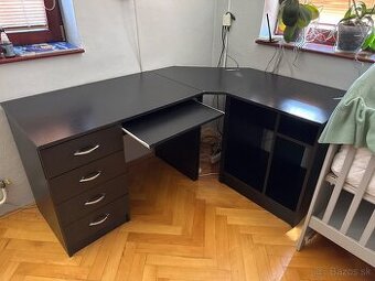 Rohový písací stôl / Sarok íróasztal