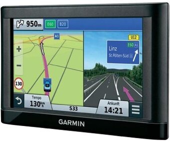 Navigácia GPS GARMIN NUVI 66 s mapou pre rok 2025.