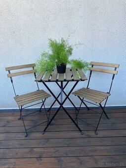PREDANE - IKEA TÄRNÖ Stôl+2stoličky na balkon/terasu