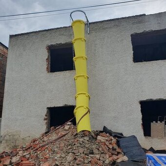 Prenájmem sklz na stavebnú suť 8,5m dlhý, shoz na suť