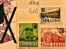 Známky - vlaky - série - 1