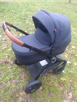 Kočík Petite&Mars 2v1 Trails antracitová modrá