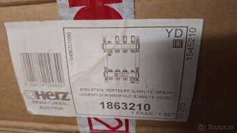 Predam HERZ rozdelovac 10 okruhov podlahovka