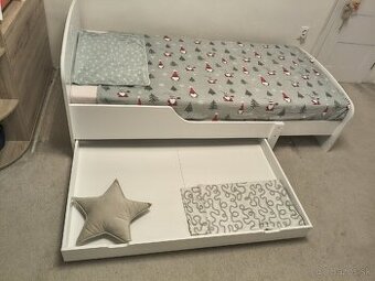 Rastúca posteľ - Dĺžkovo nastaviteľná posteľ pre deti Enna - 1